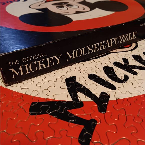 Vintage Springbok Mousekapuzzle Mickey Mouse Club Circular Jigsaw Puzzle - Picture 11 of 14